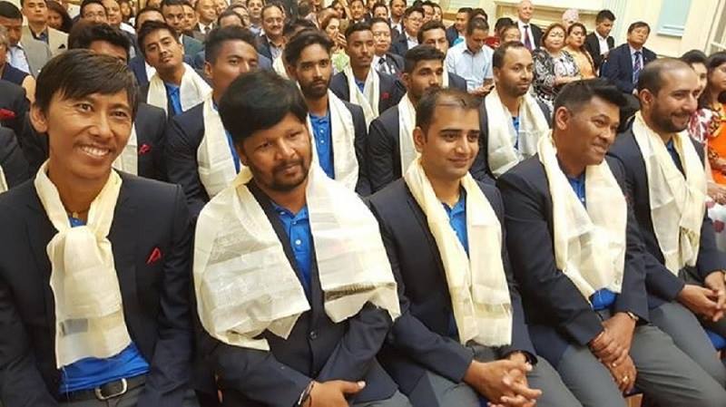 नेपाली दुताबास बेलायतद्वारा क्रिकेट खेलाडीलाई सम्मान 
